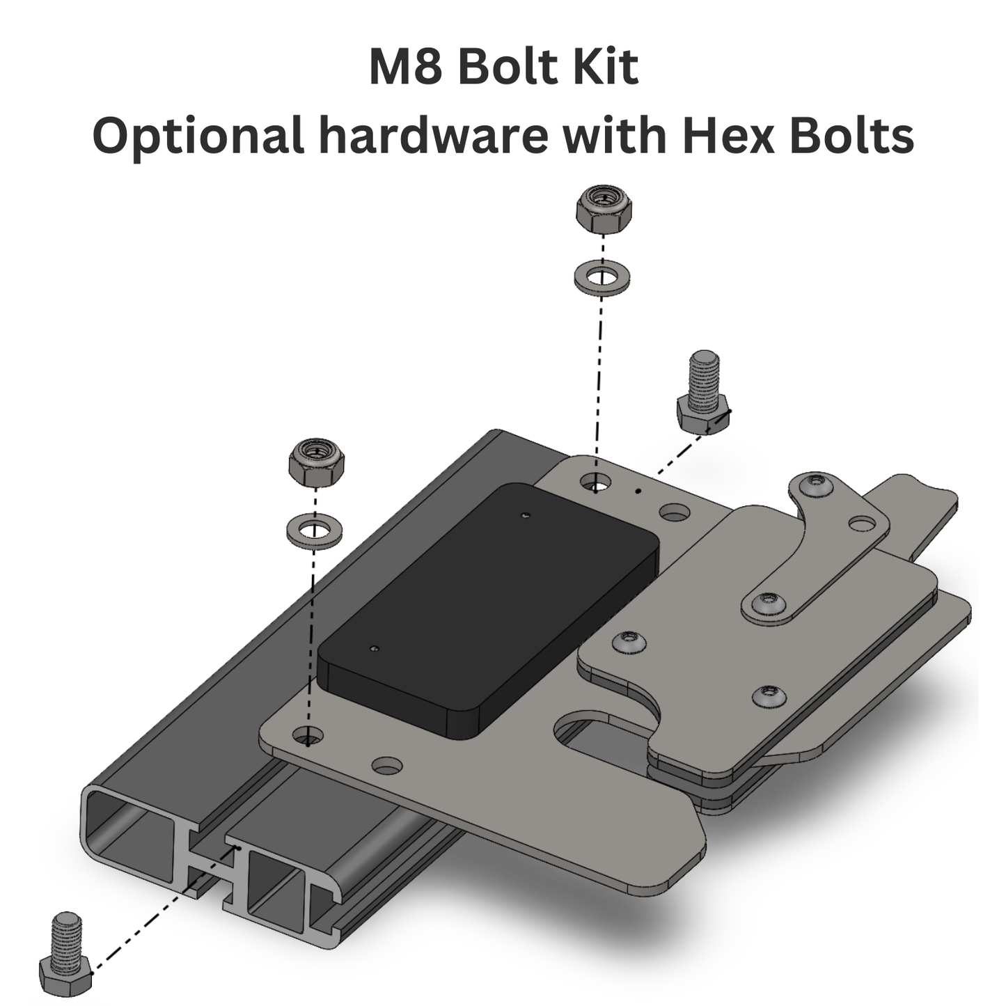 M8 Bolt Kit for Low Profile Tent Mount