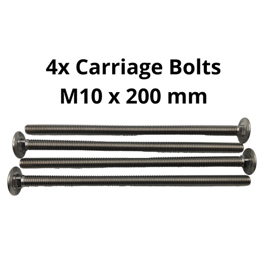 Vanultra Carriage Bolts 200mm