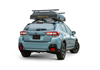 Roofnest Condor 2 Air Regular closed on a Subaru Crosstrek, rear view