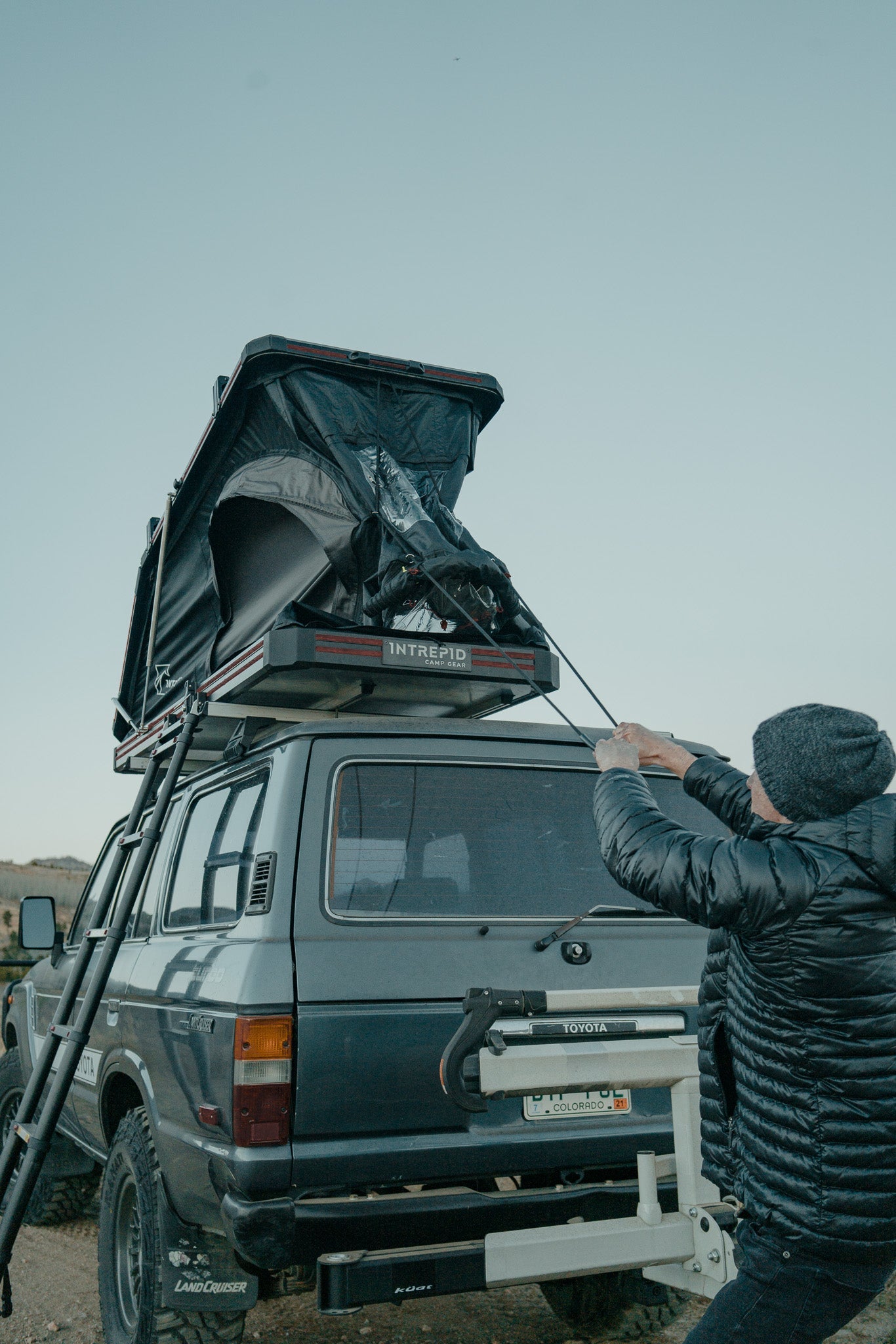 intrepid rooftop tent Intrepid Geo SOLO Roof Top Tent – Tent Mount