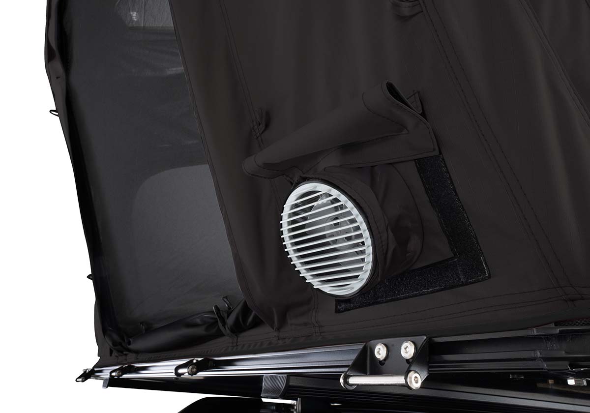 Ventilation vent on the Roofnest Condor 2 tent body