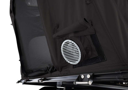 Ventilation vent on the Roofnest Condor 2 tent body