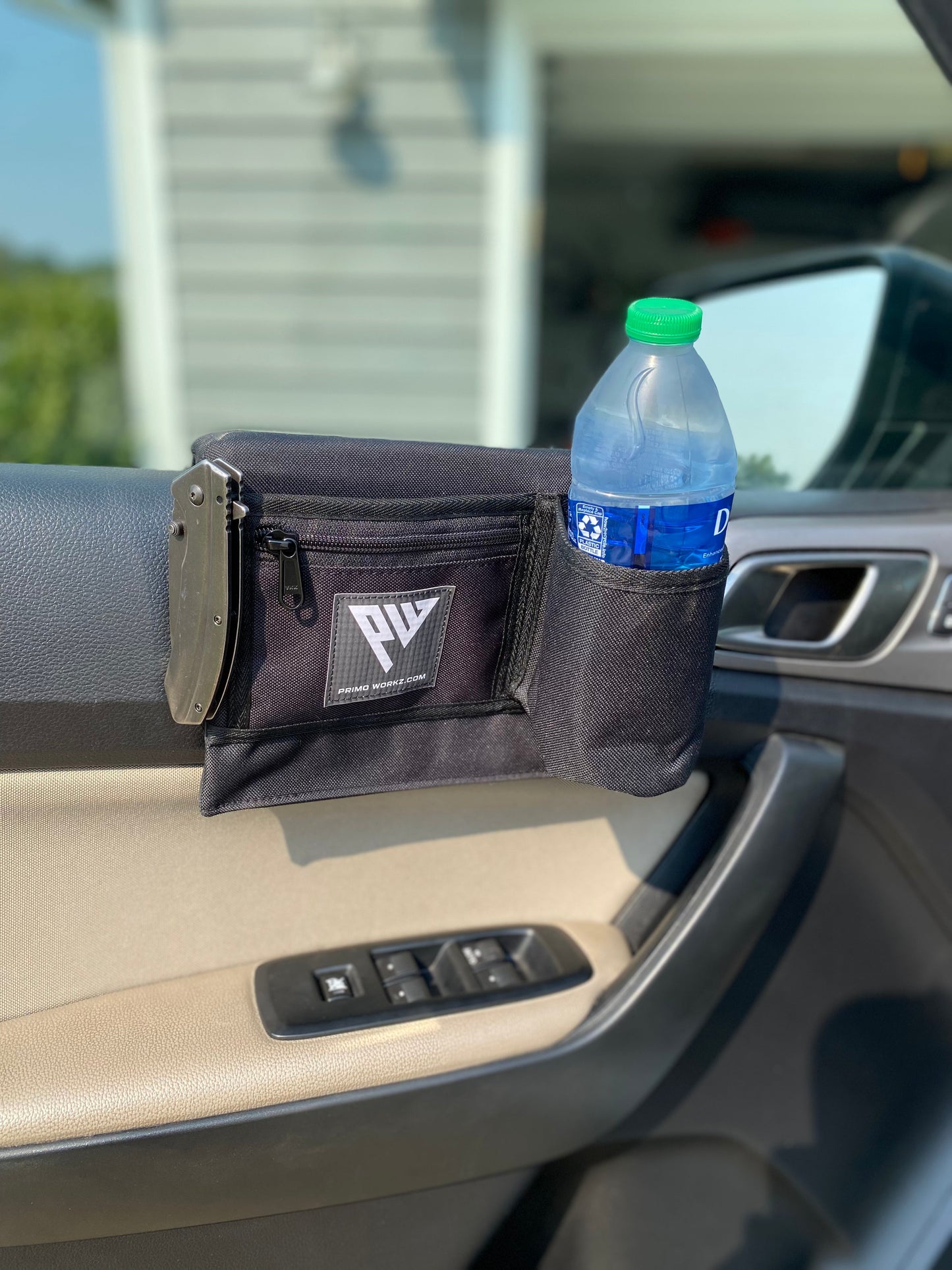 Primo Workz Black Door Armrest w/ Cupholder