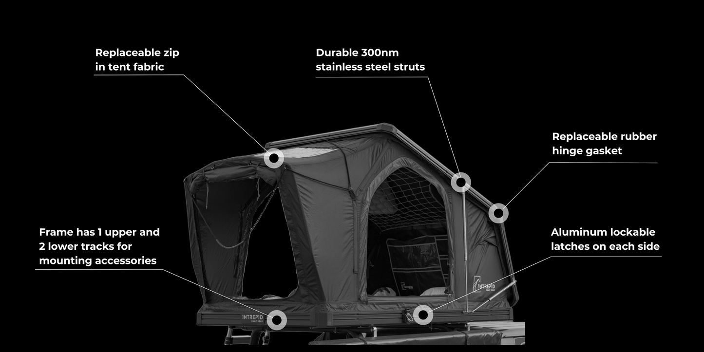 Intrepid Geo SOLO Roof Top Tent