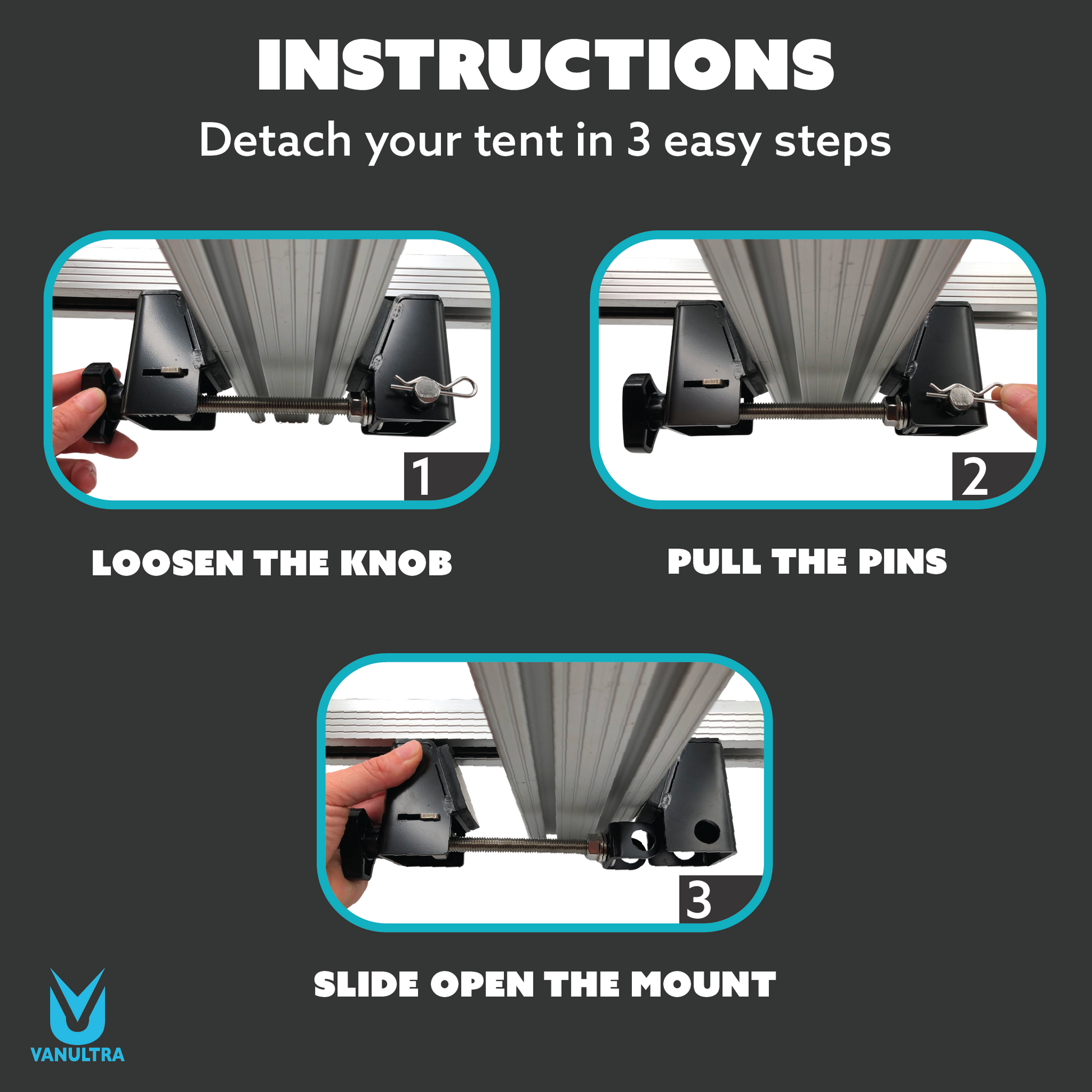 roof top tent quick release mounts The Slipstream